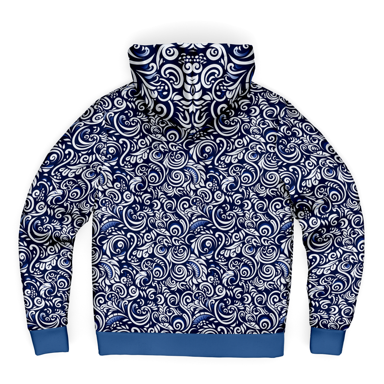 Chokefish™ Microfleece Zip-Up Hoodie Maori-007-2B
