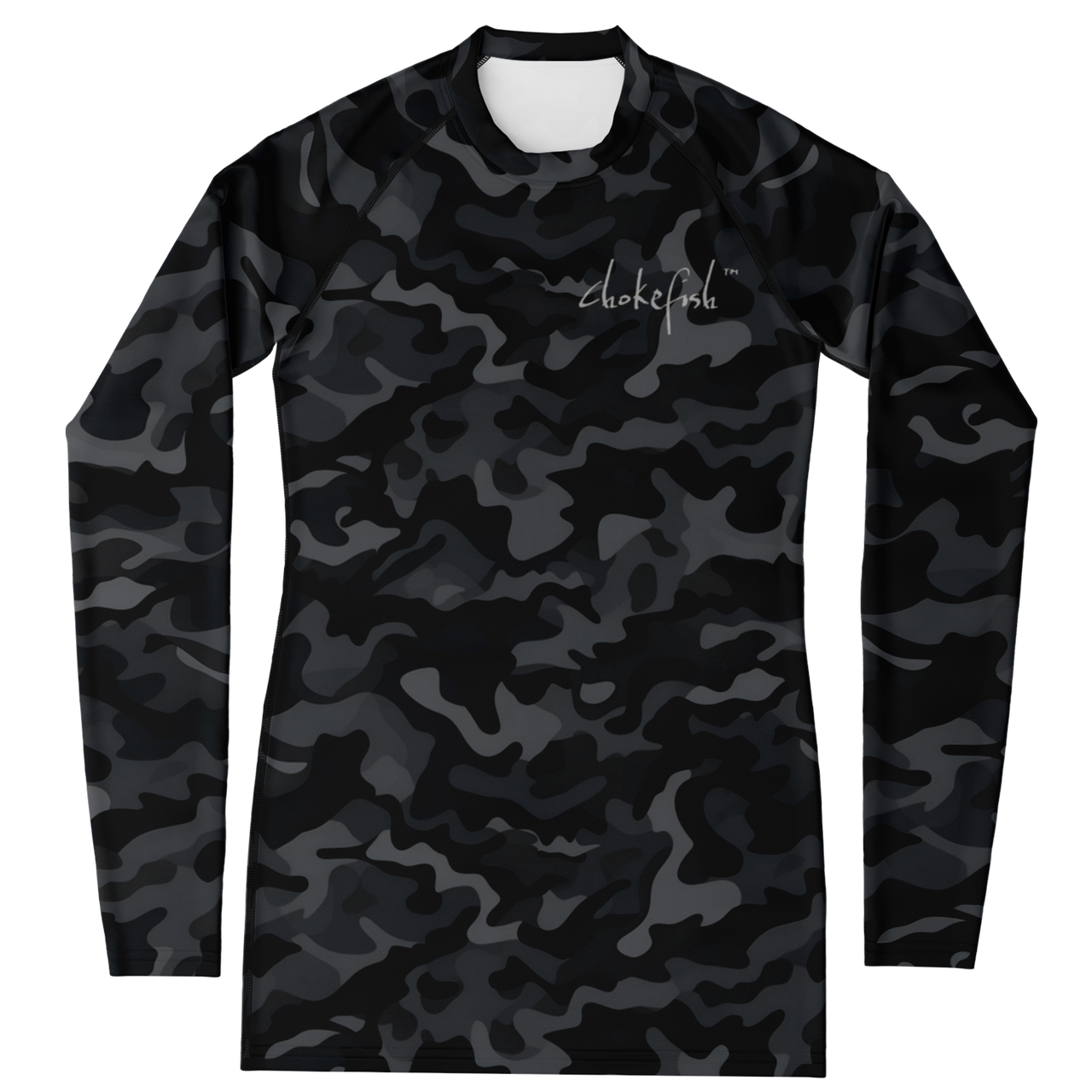 Chokefish™ Long Sleeve Rashguard Camouflage Woman's Shirt-005