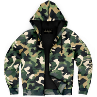Chokefish™ Microfleece Zip-Up Hoodie Camouflage-002B