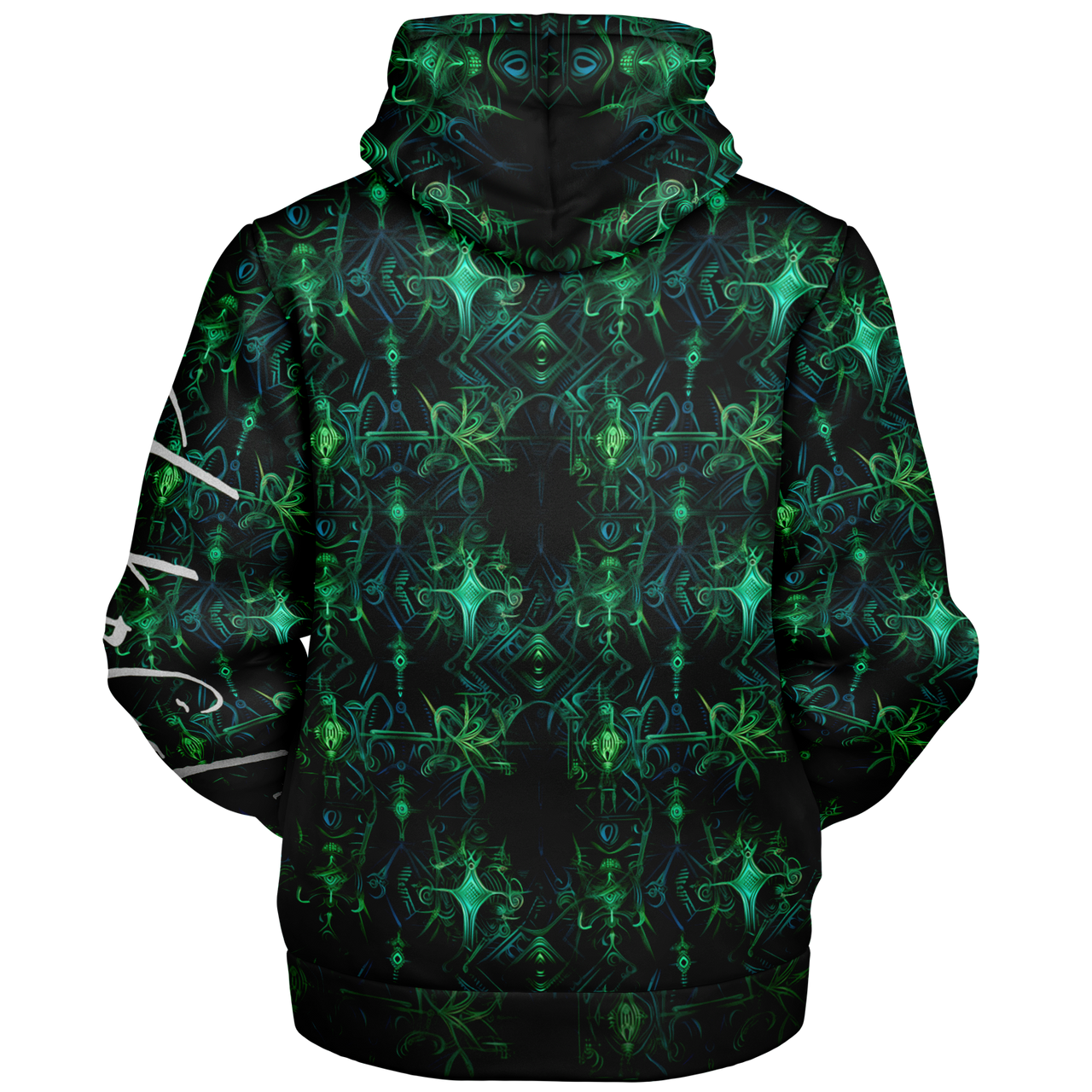 Chokefish™ Microfleece Zip-Up Hoodie Cannabis-002-2
