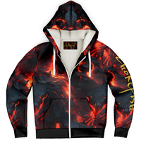 Chokefish™ Microfleece Zip-Up Hoodie Volcano-003