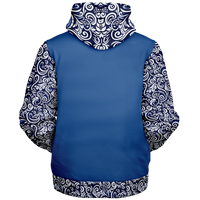 Chokefish™ Microfleece Zip-Up Hoodie Maori-007B