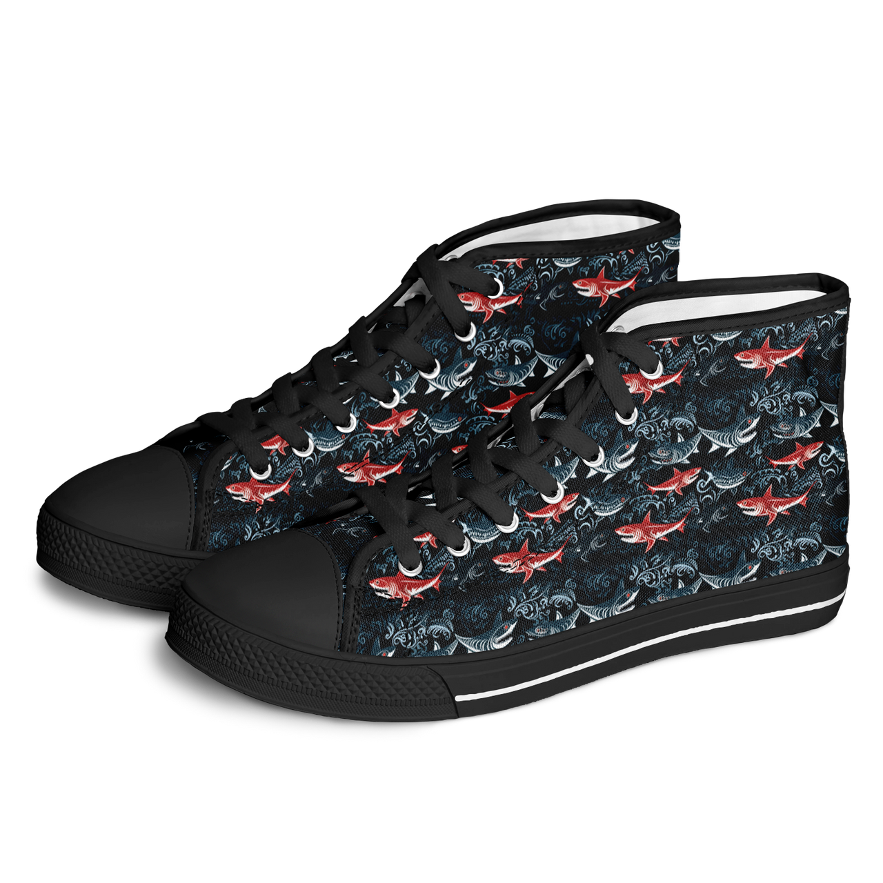 Chokefish™ Urban Peak Retro High Tops-Marine-002-2