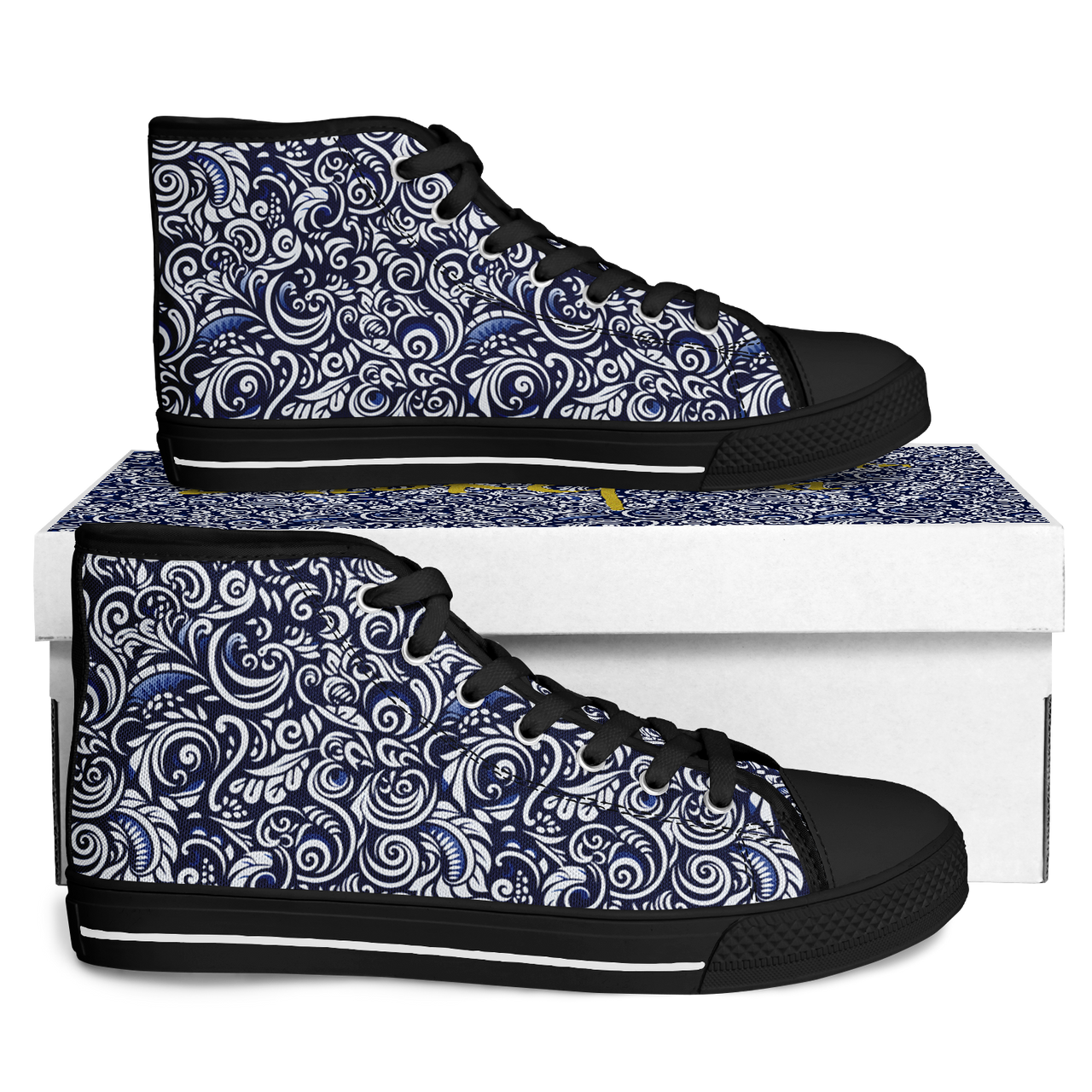 Chokefish™ Urban Peak Retro High Tops-Maori-007-2