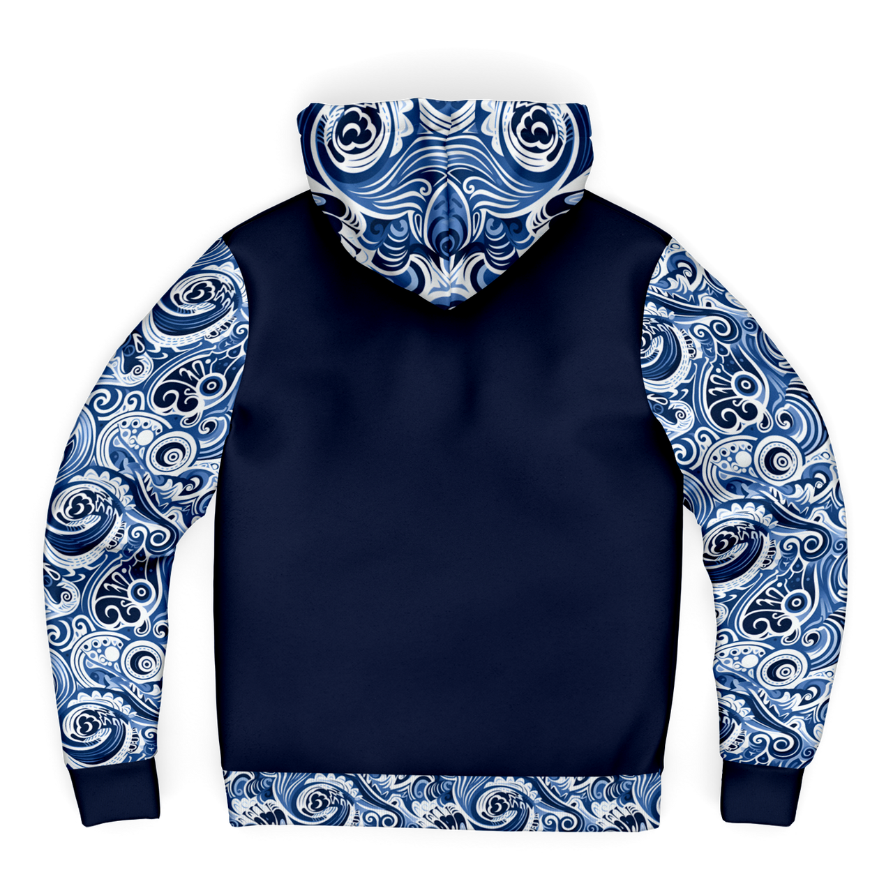 Chokefish™ Microfleece Zip-Up Hoodie Maori-002B