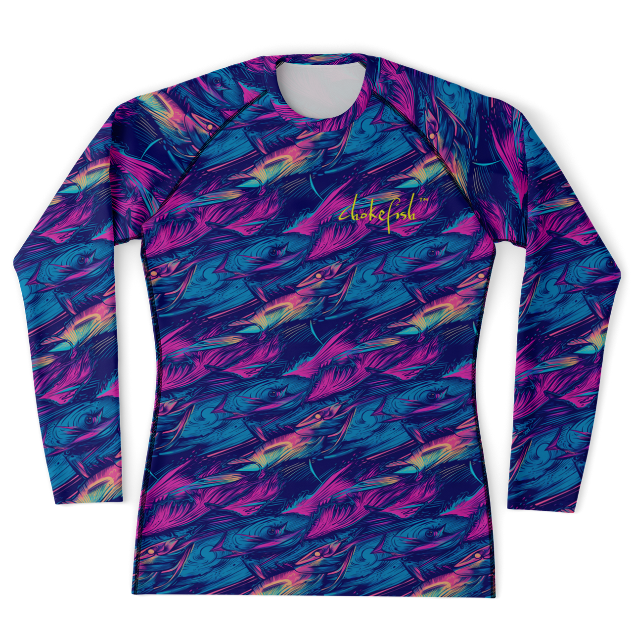Chokefish™ Long Sleeve Rashguard Marine Men's Shirt-006