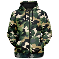 Chokefish™ Microfleece Zip-Up Hoodie Camouflage-002B