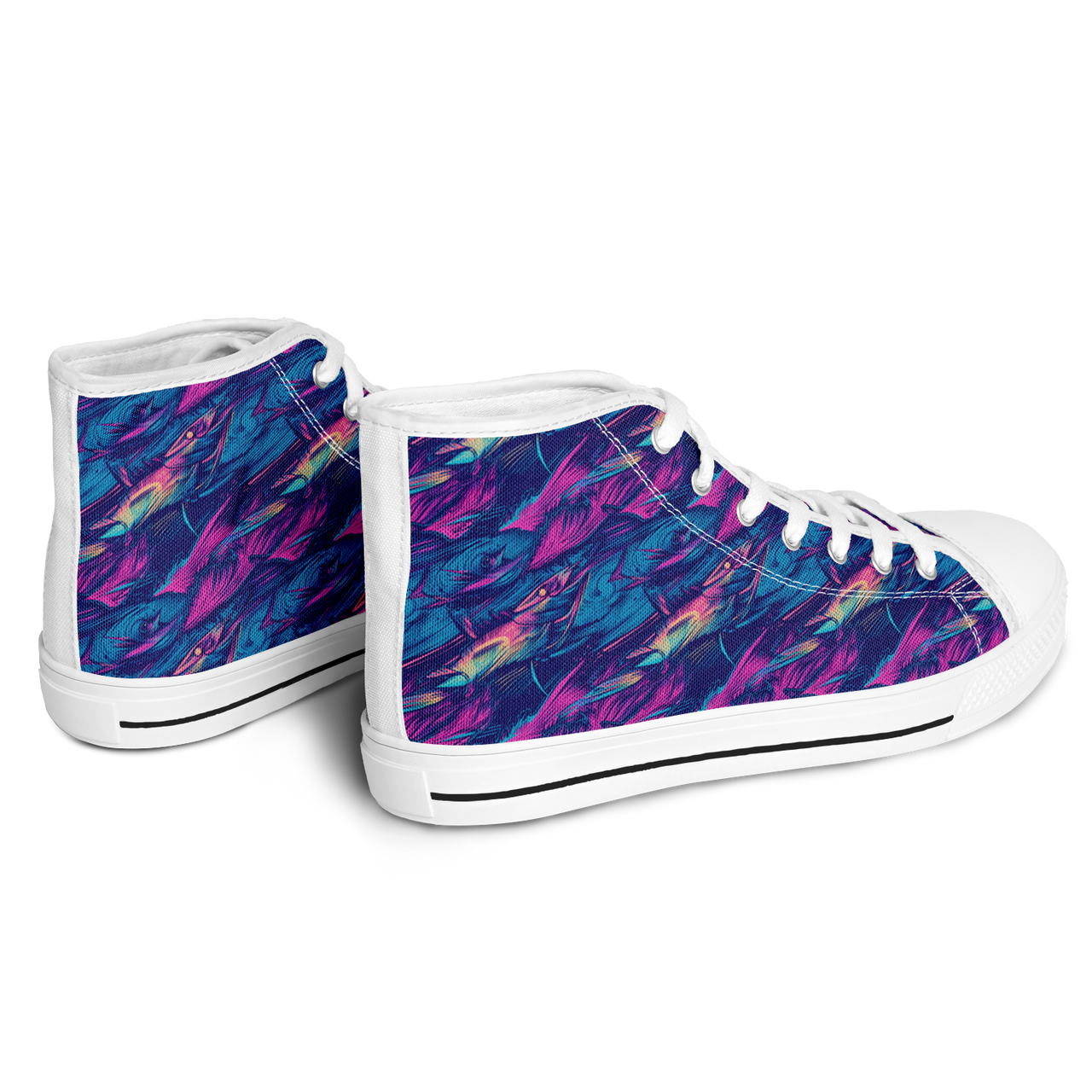 Chokefish™ Urban Peak Retro High Tops-Marine-007