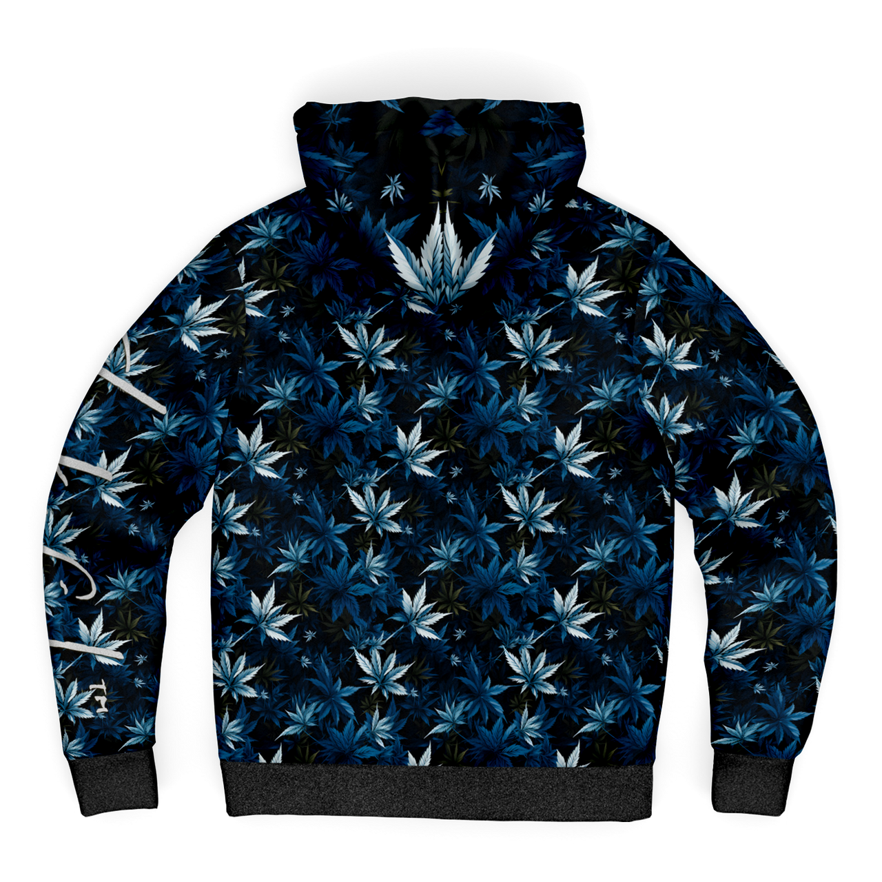 Chokefish™ Microfleece Zip-Up Hoodie Cannabis-008B