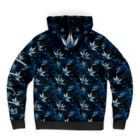 Chokefish™ Microfleece Zip-Up Hoodie Cannabis-008B