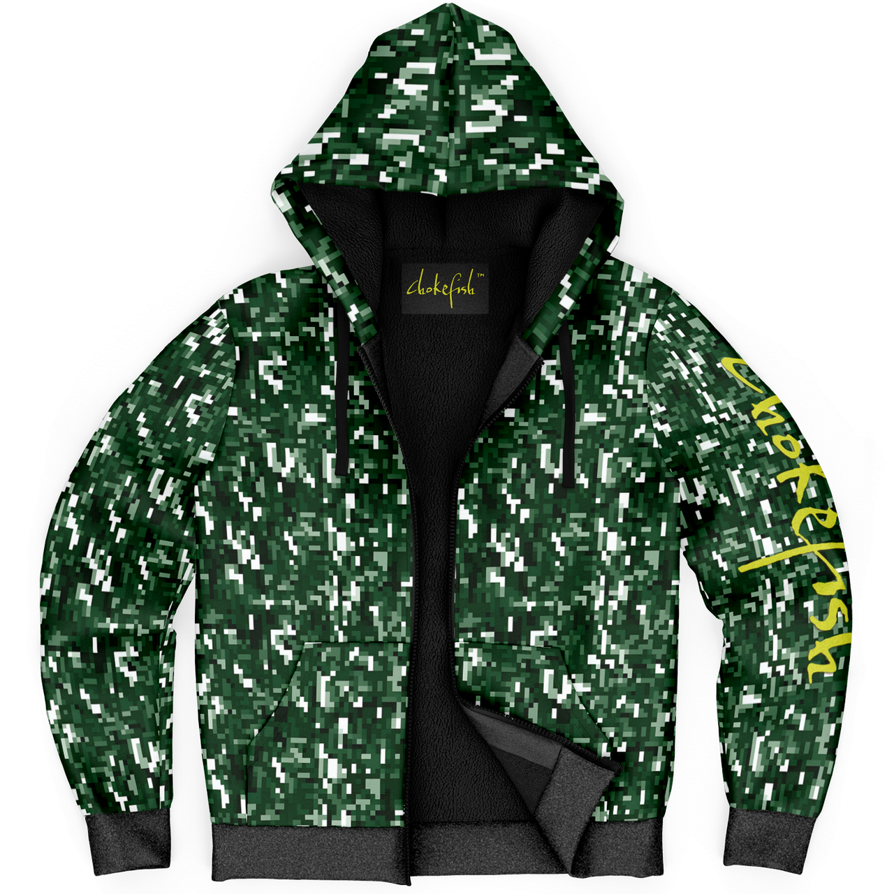 Chokefish™ Microfleece Zip-Up Hoodie Camouflage-020B