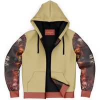 Chokefish™ Microfleece Zip-Up Hoodie Skulls-003B