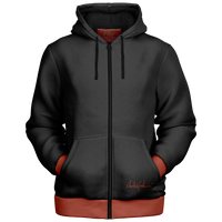 Chokefish™ Microfleece Zip-Up Hoodie Skulls-004B