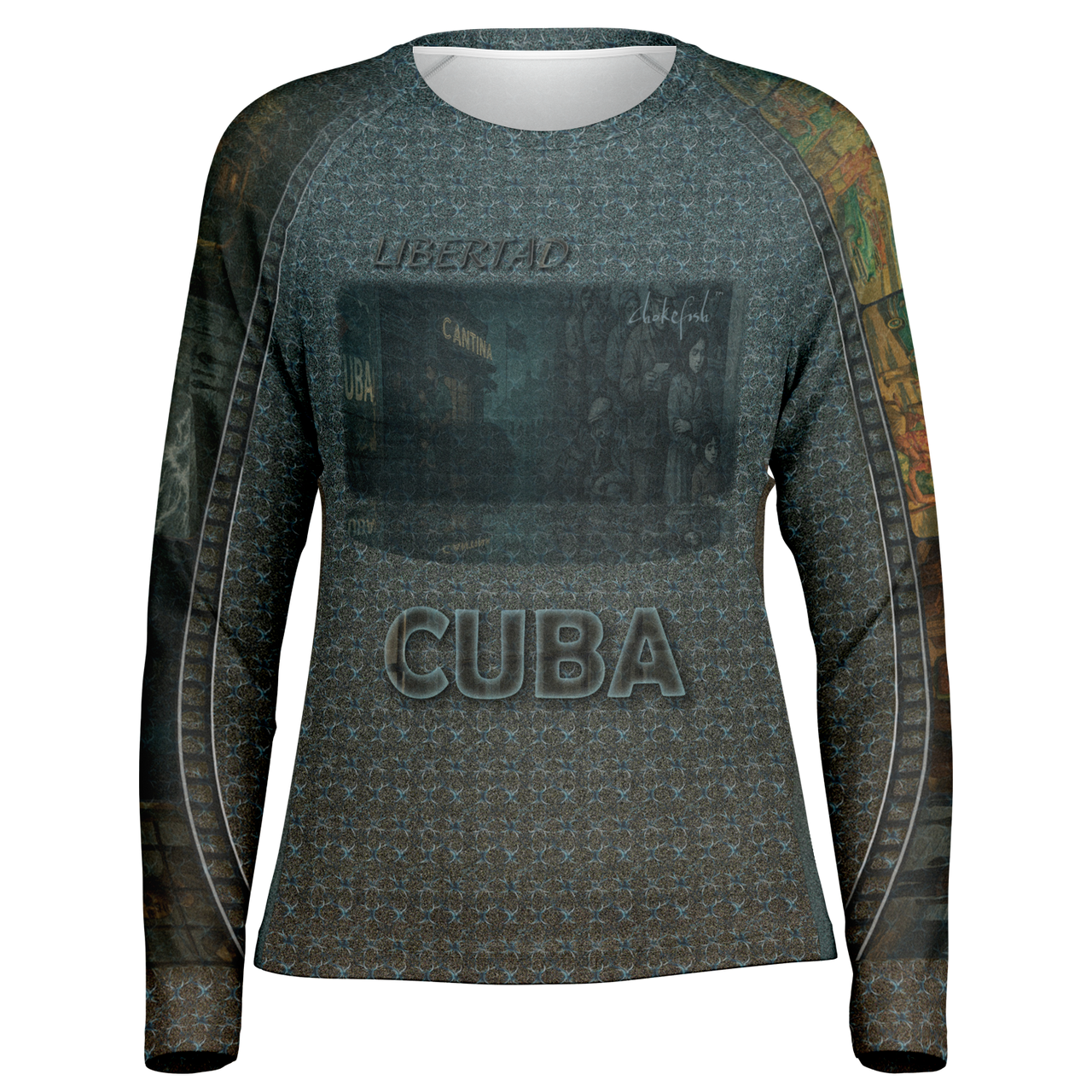 Chokefish™ Long Sleeve Every Day All Weather Shirt Women's Story of Cuba - SLE