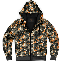 Chokefish™ Microfleece Zip-Up Hoodie Camouflage-016B
