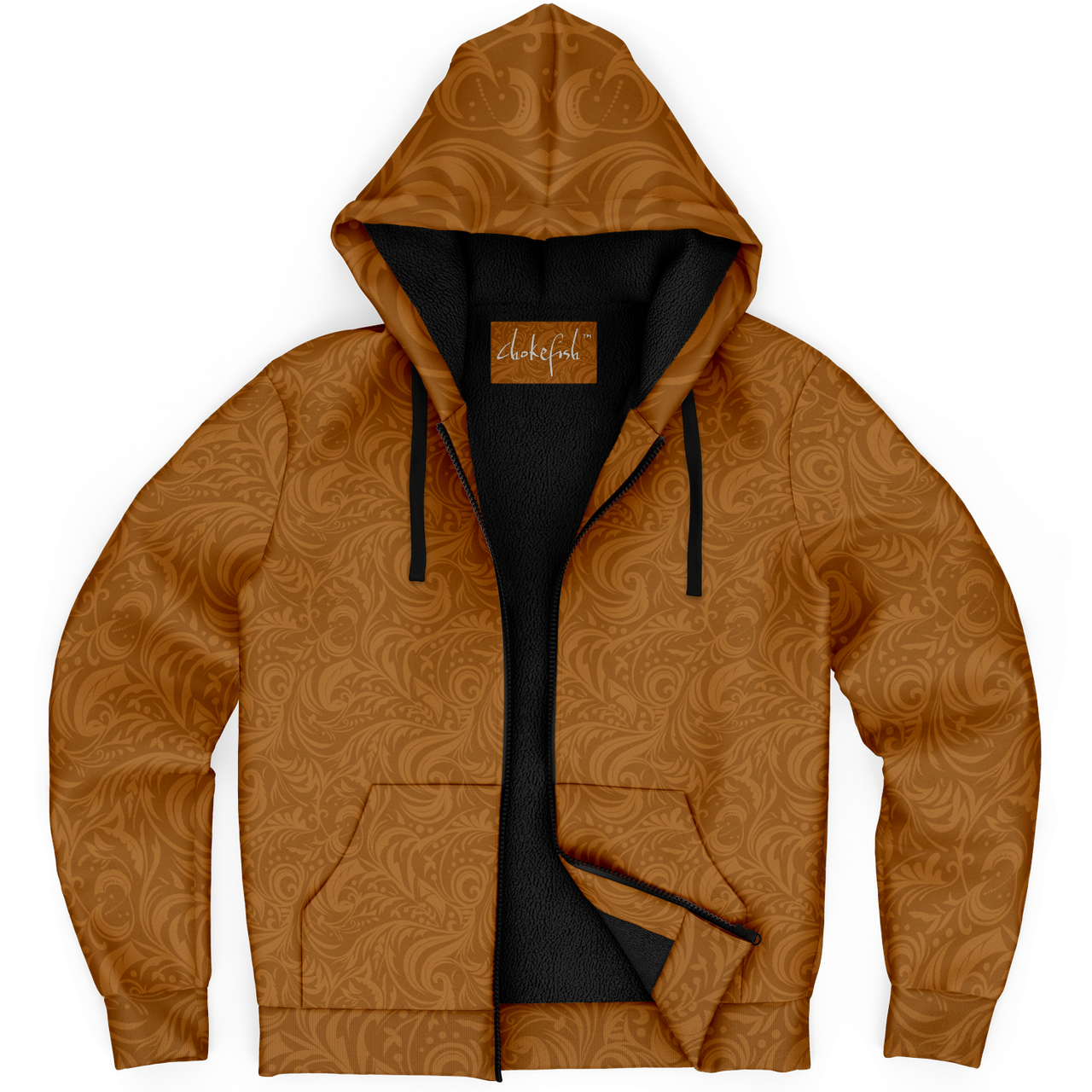 Chokefish™ Microfleece Zip-Up Hoodie Maori-012B