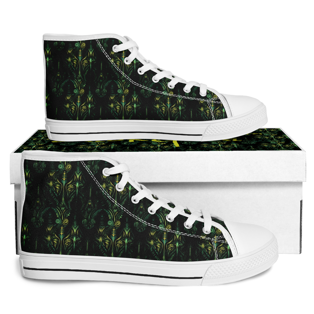 Chokefish™ Urban Peak Retro High Tops-Totems-003