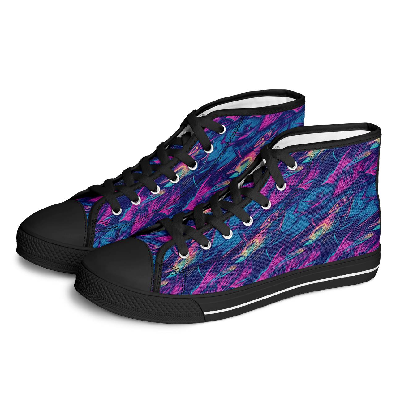 Chokefish™ Urban Peak Retro High Tops-Marine-007-2