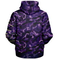 Chokefish™ Microfleece Zip-Up Hoodie Camouflage-013B