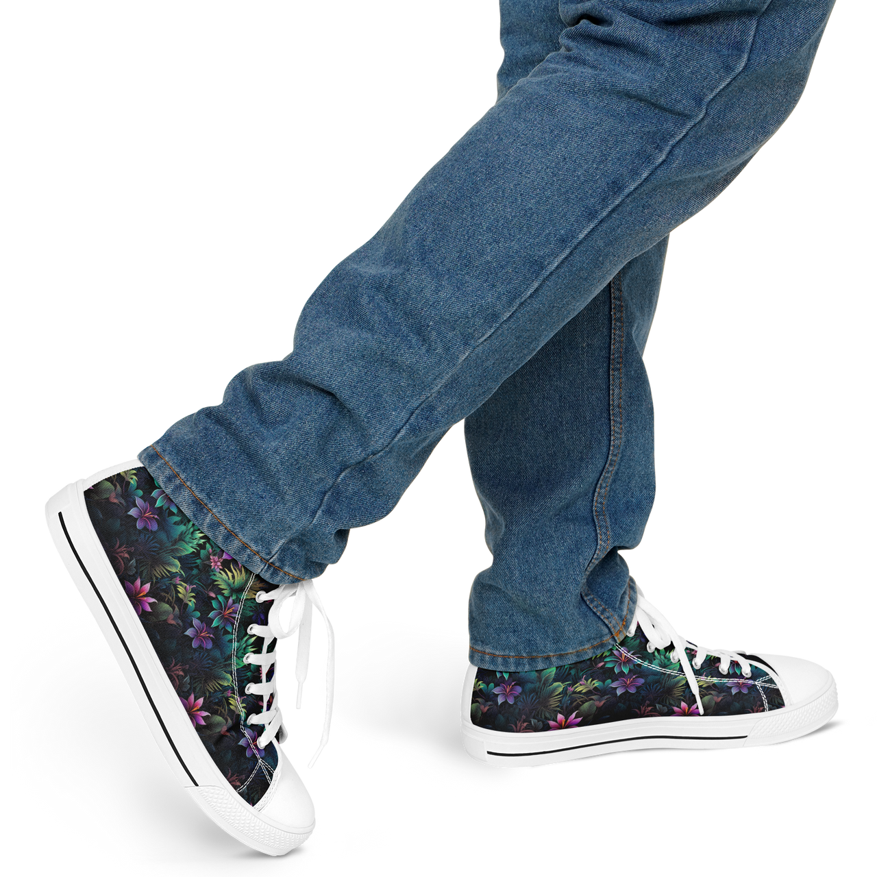 Chokefish™ Urban Peak Retro High Tops-Floral-008