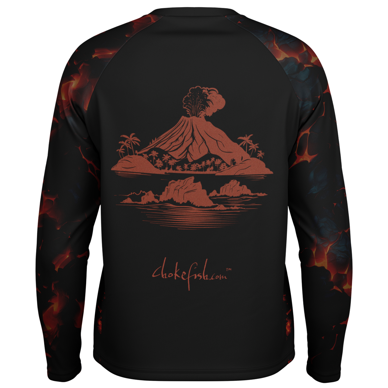 Chokefish™ Long Sleeve Every Day All Weather Volcano Shirt Men's-004 - SLE