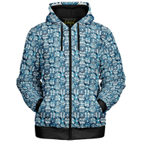 Chokefish™ Microfleece Zip-Up Hoodie Sun&Saltwater-002B