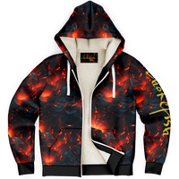 Chokefish™ Microfleece Zip-Up Hoodie Volcano-002