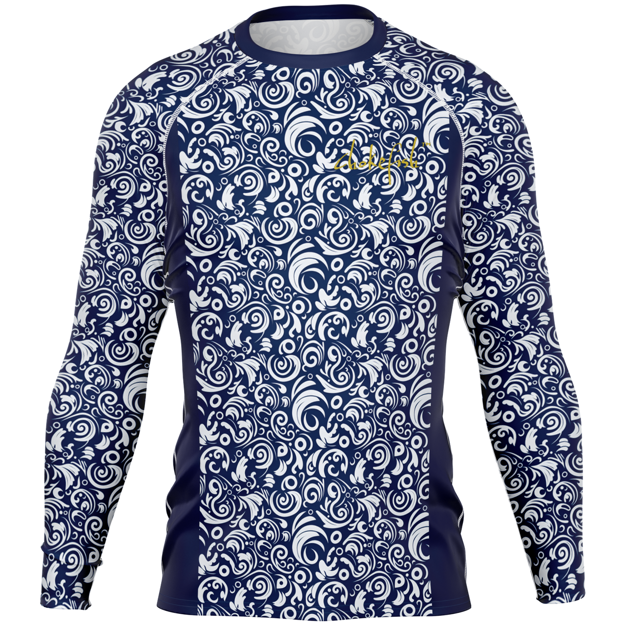 Chokefish™ Long Sleeve Rashguard Maori Men's Shirt-011