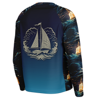 Chokefish™ Long Sleeve Every Day All Weather Trees&Boats Shirt Men's-014-Special-Edition