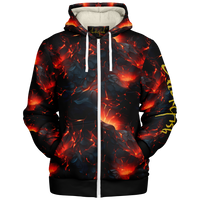 Chokefish™ Microfleece Zip-Up Hoodie Volcano-002