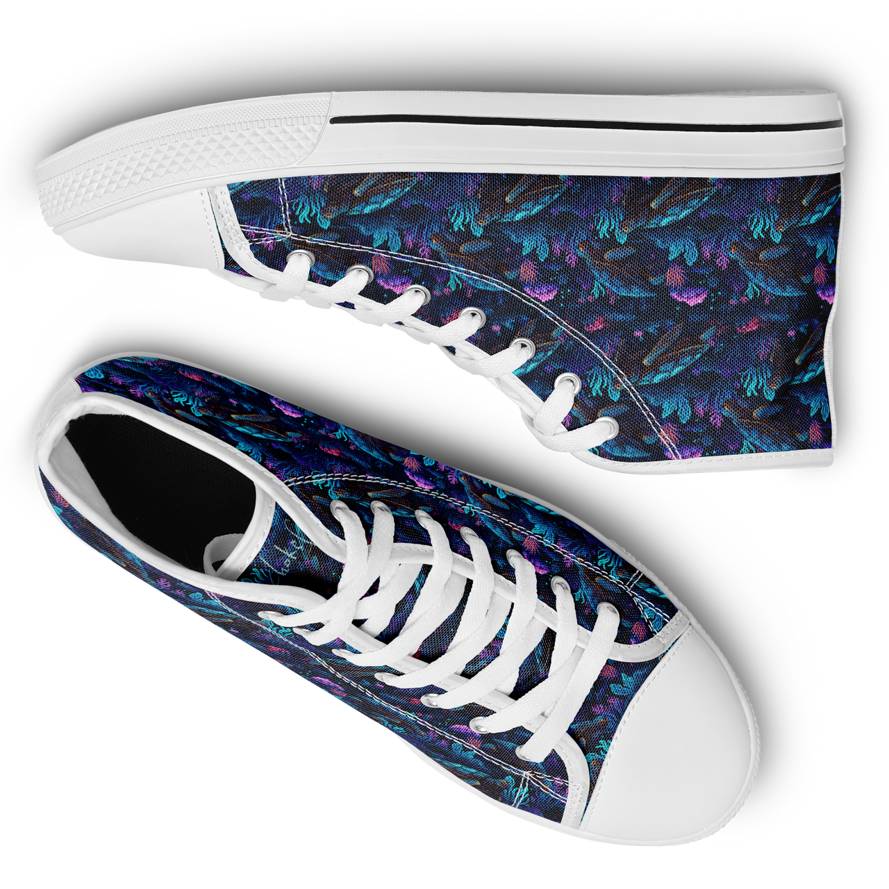 Chokefish™ Urban Peak Retro High Tops-Marine-008