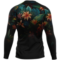 Chokefish™ Long Sleeve Rashguard Floral Men's Shirt-005