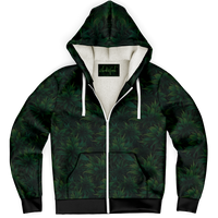 Chokefish™ Microfleece Zip-Up Hoodie Cannabis-004