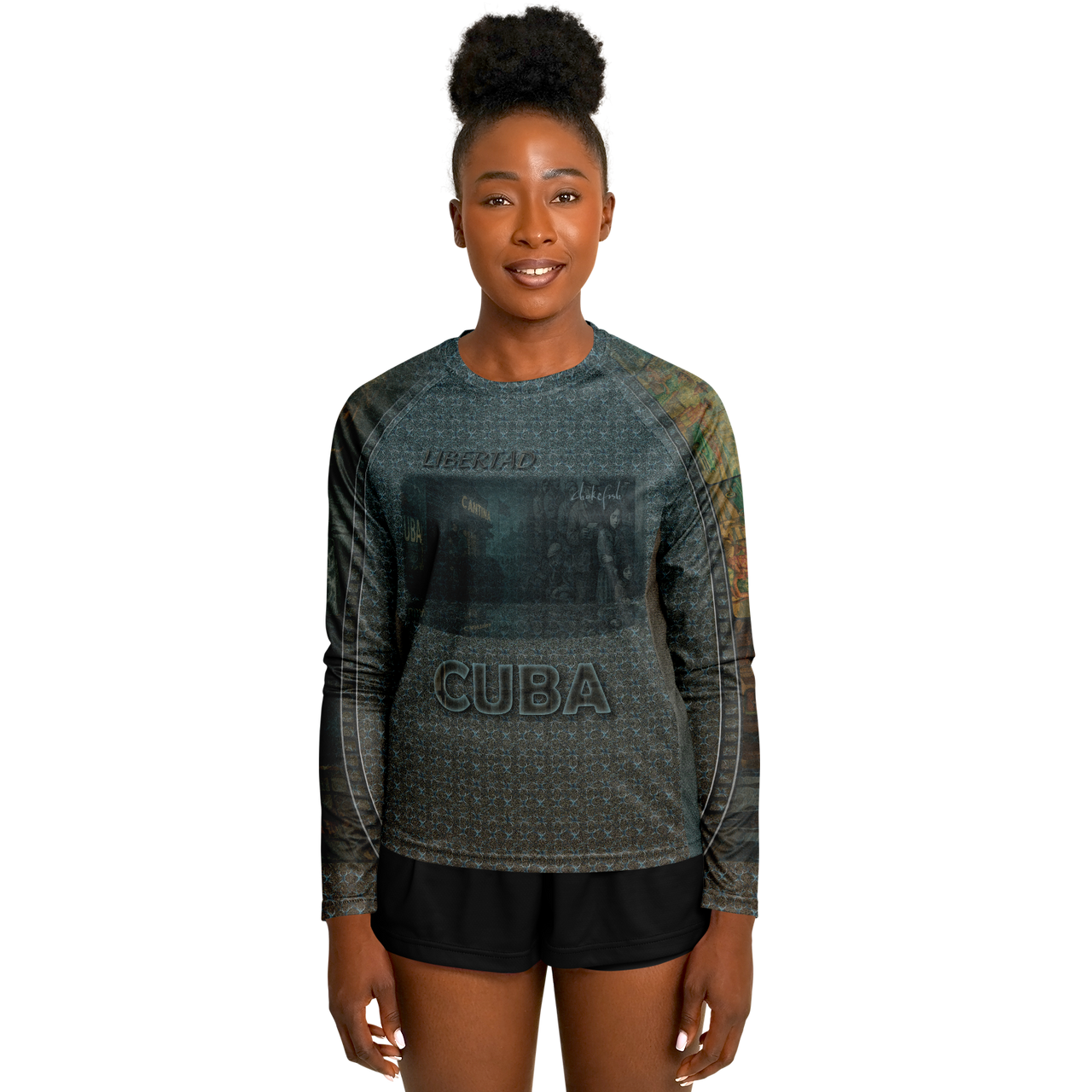 Chokefish™ Long Sleeve Every Day All Weather Shirt Women's Story of Cuba - SLE