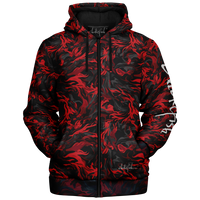 Chokefish™ Microfleece Zip-Up Hoodie Camouflage-008B