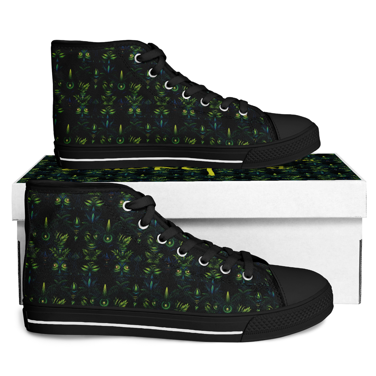 Chokefish™ Urban Peak Retro High Tops-Totems-002-2