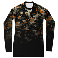 Chokefish™ Long Sleeve Rashguard Camouflage Woman's Shirt-016