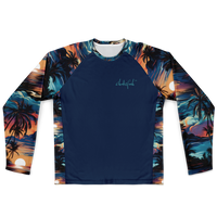 Chokefish™ Long Sleeve Every Day All Weather Trees&Boats Shirt Men's-002 - SLE