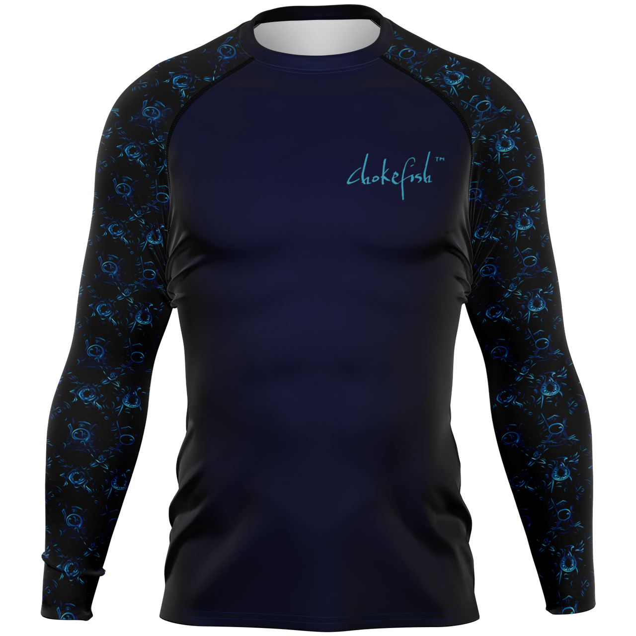 Chokefish™ Long Sleeve Rashguard Sun&Saltwater Men's Shirt-007