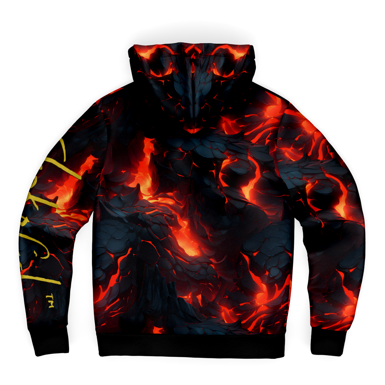 Chokefish™ Microfleece Zip-Up Hoodie Volcano-003