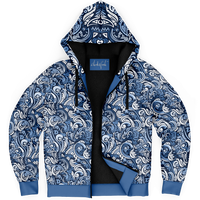 Chokefish™ Microfleece Zip-Up Hoodie Maori-004-2B
