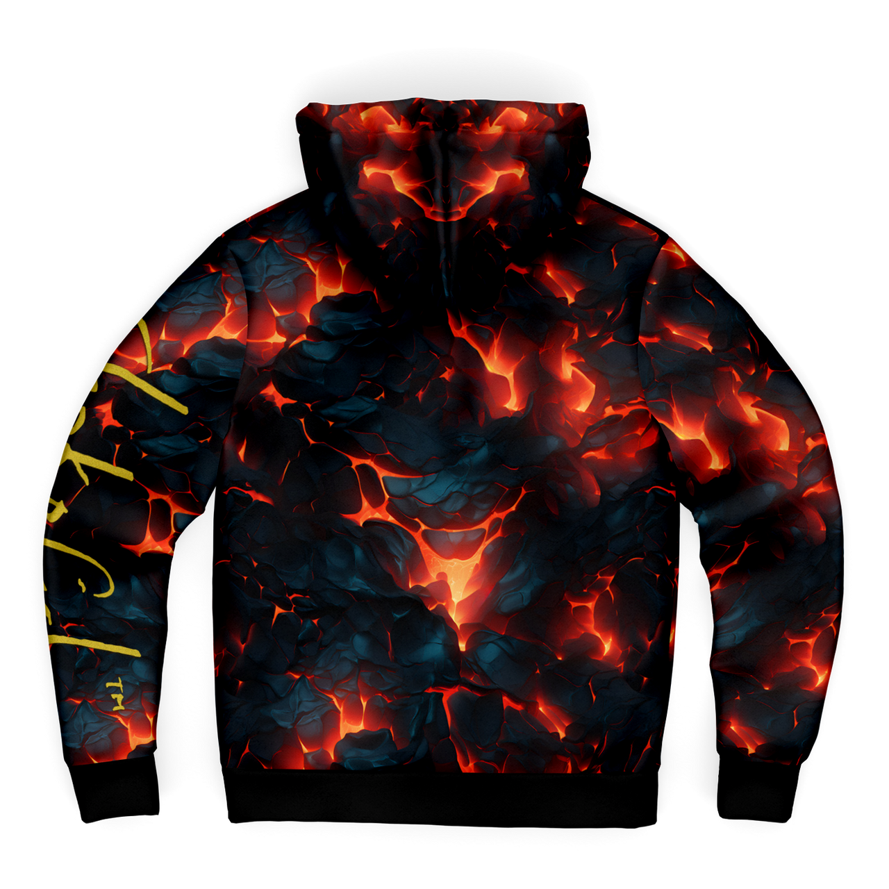 Chokefish™ Microfleece Zip-Up Hoodie Volcano-001B