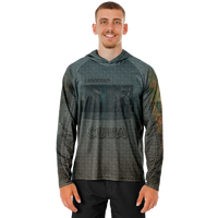 Chokefish™ Long Sleeve Every Day All Weather Shirt Men's Hooded Story-Of-Cuba