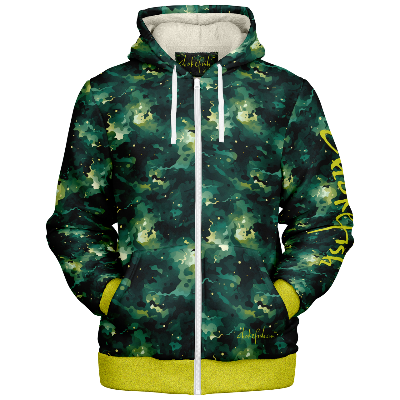 Chokefish™ Microfleece Zip-Up Hoodie Camouflage-022