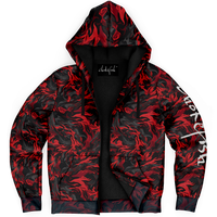 Chokefish™ Microfleece Zip-Up Hoodie Camouflage-008B