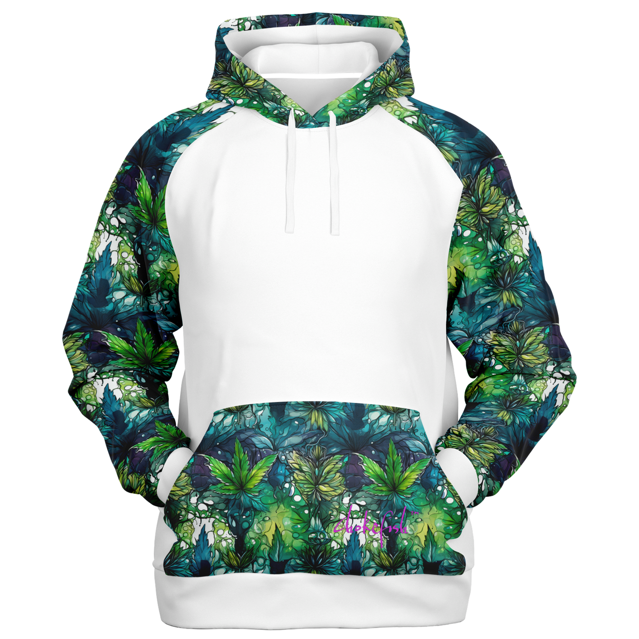 Chokefish™ Cannabis Raglan Remix-017W