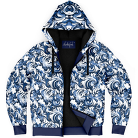 Chokefish™ Microfleece Zip-Up Hoodie Maori-008-2B
