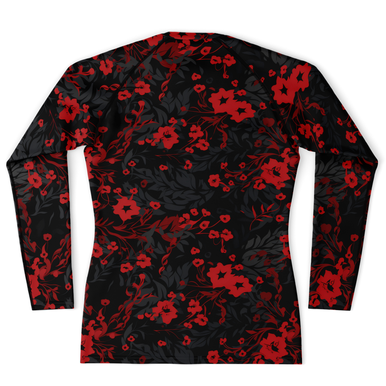 Chokefish™ Long Sleeve Rashguard Floral Men's Shirt-001