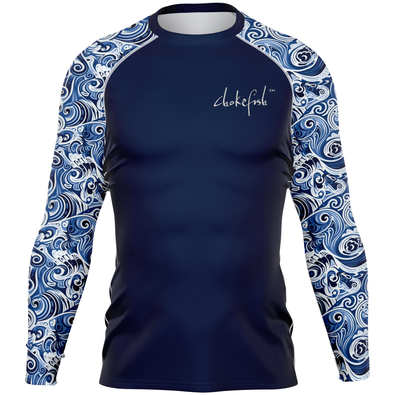 Chokefish™ Long Sleeve Rashguard Maori Men's Shirt-002