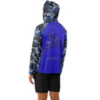 Chokefish™ Long Sleeve Every Day All Weather Hooded Shirt Men's-Motocross-002
